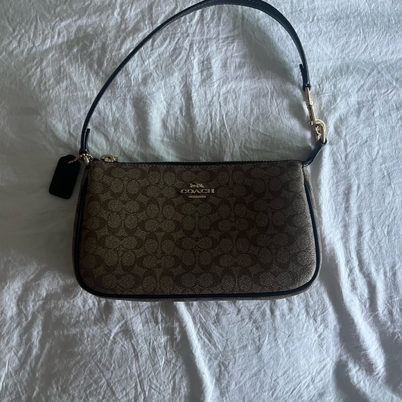 Coach Brown Signature mini Shoulder Bag - Picture 1 of 3